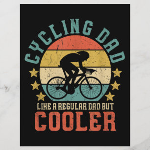 Mens Cycling Dad Bike Rider & Cyclist Father's Day Custom Letterhead