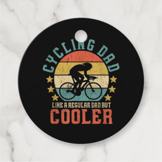 Mens Cycling Dad Bike Rider & Cyclist Father's Day Favour Tags