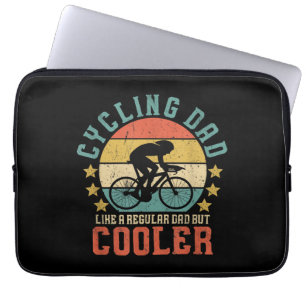 Mens Cycling Dad Bike Rider & Cyclist Father's Day Laptop Sleeve