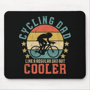 Mens Cycling Dad Bike Rider & Cyclist Father's Day Mouse Pad