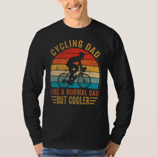 Mens Cycling Dad Like A Regular Dad Cyclist Fathe T-Shirt
