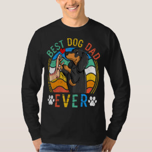 Mens Dachshund Best Dog Dad Ever Dog T-Shirt