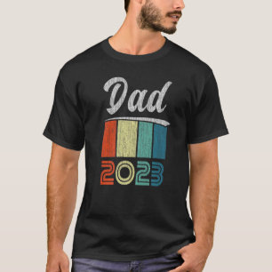 Mens Dad 2023 New dad 2023 Baby birth Retro T-Shirt