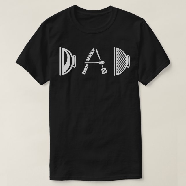 Mens Dad Culinary Gangster Kitchen Restaurant Baki T-Shirt (Design Front)