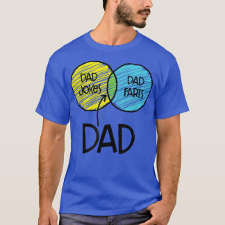 Mens Dad Farts Dad Jokes Bad Puns Joke Daddy Fathe T-Shirt