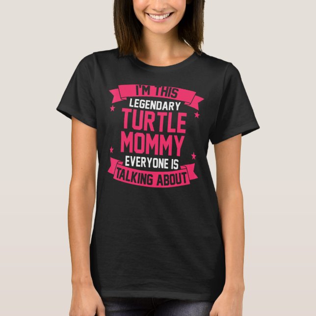 Mens Dad Father Turtle T-Shirt (Front)