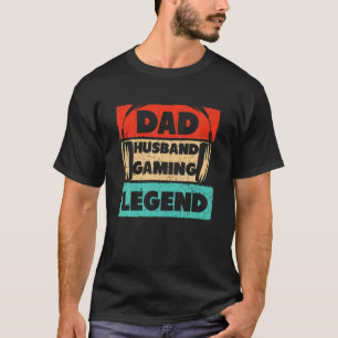 Mens Dad Husband Gaming Legend, Dad Video Gamer T-Shirt