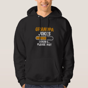 Mens Dad Joke Loading Fun Humour Father's Day Pr Hoodie