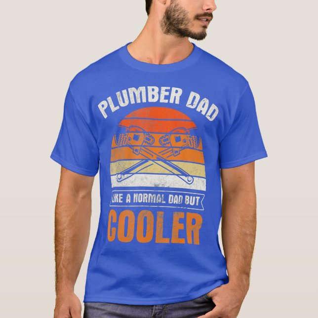 Mens Dad Normal Cooler Pipefitter Pipefitting T-Shirt (Front)