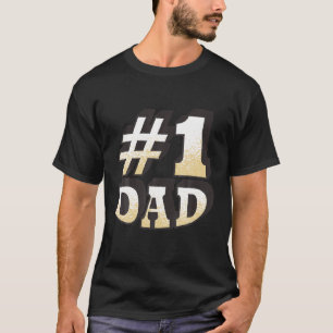 Mens Dad Number One Best Father T-Shirt