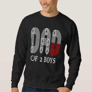 Mens Dad Of 2 Boys Father Or Grandpa Of 2 Kids 38 Sweatshirt