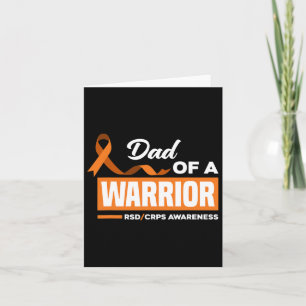 Mens Dad Of A Warrior Rsd Crps Awareness Card