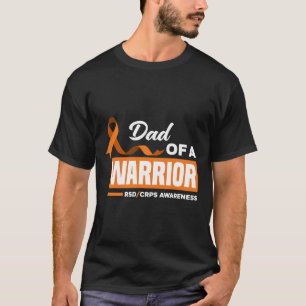 Mens Dad Of A Warrior Rsd Crps Awareness  T-Shirt