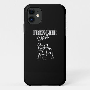 Mens Dad Of Cute Frenchie Funny French Bulldog iPhone 11 Case