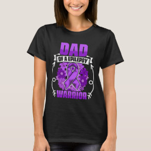 Mens Dad Of Epilepsy Warrior Epilepsy Survivor Epi T-Shirt