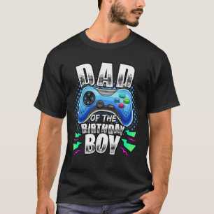 Mens Dad of the Birthday Boy Matching Video Gamer T-Shirt