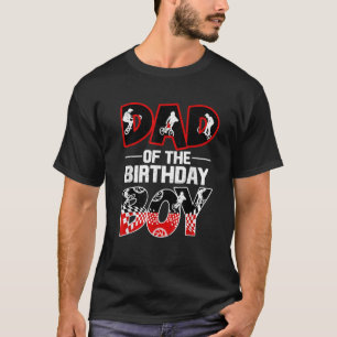 Mens Dad of the Birthday Boy Shirt BMX Bike Matchi