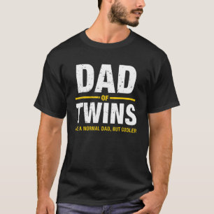 Mens Dad Of Twins Expecting Twins T-Shirt