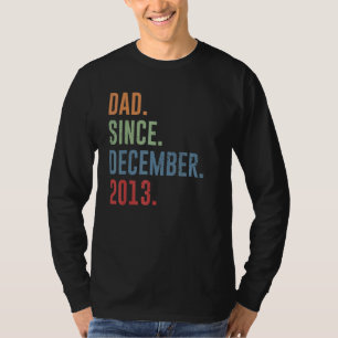 Mens Dad Since December 2013 T-Shirt