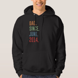 Mens Dad Since June 2014 Hoodie