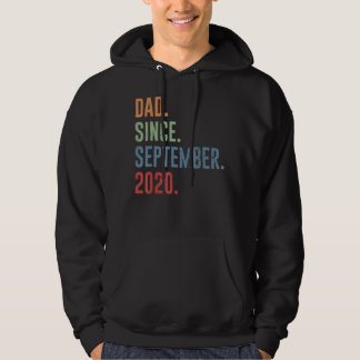Mens Dad Since September 2020 Hoodie