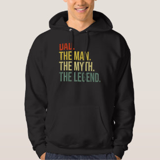 Mens Dad The Man The Myth The Legend Best Fathers  Hoodie