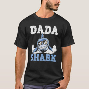 Mens Dada Shark Marine Biology Sea Animal Fathers T-Shirt