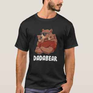 Mens Dadabear — Dad Of Twins Kids Daughter Son Pap T-Shirt