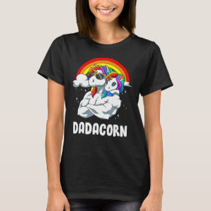 Mens Dadacorn  Father Daughter Unicorns Father's D T-Shirt