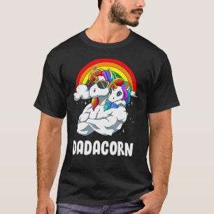 Mens Dadacorn  Father Daughter Unicorns Father's D T-Shirt