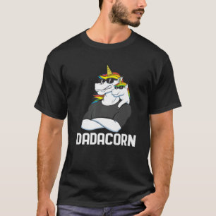 Mens Dadacorn - Fathers Day Unicorn Dad Funny Unic T-Shirt