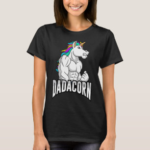 Mens Dadacorn Unicorn Father Daddy To Be Bodybuild T-Shirt