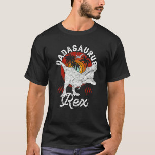 Mens Dadasaurus Dinosaur Rex Father Day For Dad T-Shirt
