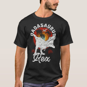 Mens Dadasaurus Dinosaur Rex Father Day For Dad T-Shirt