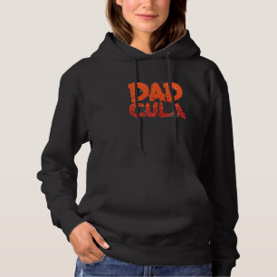 Mens Dadcula Halloween Daddy Father Dracula Hoodie