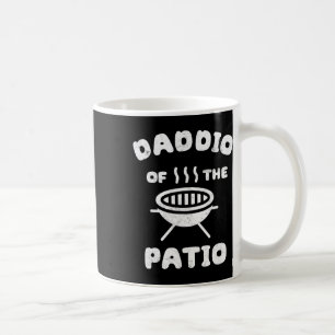 Mens Daddio Of The Patio Fathers Day Bbq Grill Dad Coffee Mug