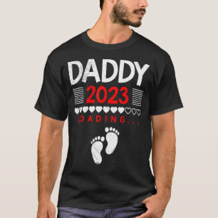 Mens Daddy 2023 Loading Dad To Be 2023 T-Shirt