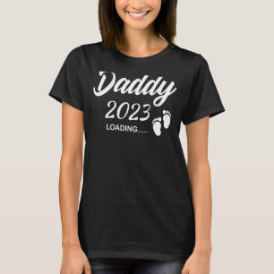 Mens Daddy 2023 Loading Future New Dad Pregnancy A T-Shirt