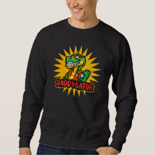 Mens Daddy Alligator Daddygator Sweatshirt