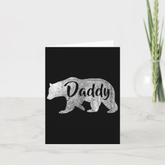 Men's Daddy Bear Awesome Camping  Card
