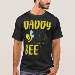 Mens Daddy Bee Family Matching Beekeeping Dad Papa T-Shirt