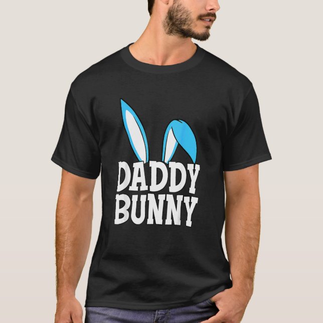 Mens Daddy Bunny Cute Costume Dad Family Matching T-Shirt (Front)