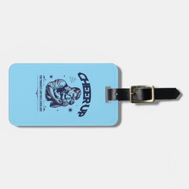 MEN'S DADDY CHEER UP LUGGAGE TAG (Front Horizontal)