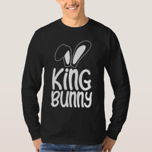 Mens Daddy Dad King Bunny Funny Family Easter Matc T-Shirt