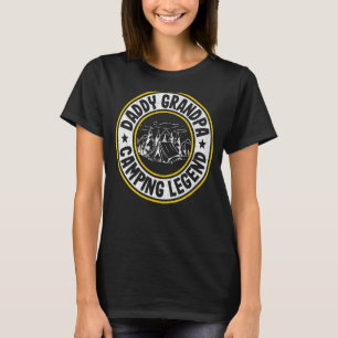 Mens Daddy Grandpa Camping Legend Rv Camper Dad Ou T-Shirt