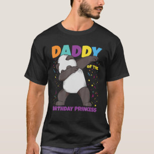 Mens Daddy Princess Birthday Men Dad Daughter Pand T-Shirt