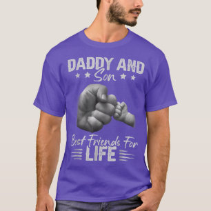Mens Daddy Son Best Friends For Life Dad Son Vinta T-Shirt