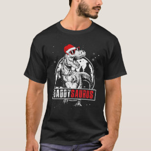 Mens Daddysaurus Family Matching Birthday Christma T-Shirt
