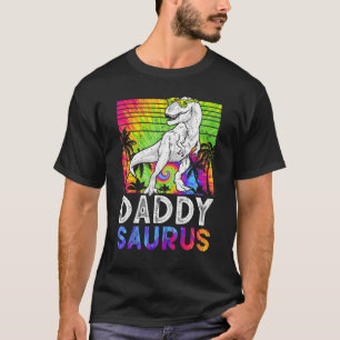 Mens Daddysaurus Rex Dinosaur Daddy Saurus Family T-Shirt