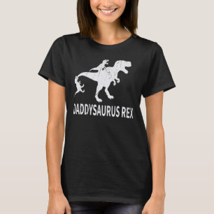 Mens Daddysaurus Rex Father Dad Dinosaur Rex Fath T-Shirt